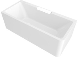 Polysan CASCATA L MONOLITH obdĺžniková vaňa 180x80x60cm, kaskáda biela 73836ML.101
