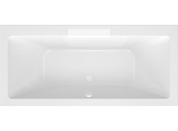 Polysan CASCATA obdĺžniková vaňa 185x85x45cm, kaskáda biela 73836.101