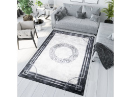 Kusový koberec VICTORIA Tarsus - biely/čierny