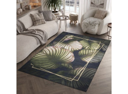 Kusový koberec FLANNEL PRINTED - Listy