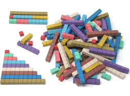 Wissner Počítacie tyčinky Montessori 10 farieb 100 ks