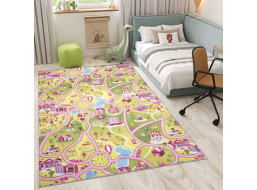 Detský kusový koberec FLANNEL PRINTED - Candy town