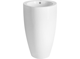 Aqualine Keramické umývadlo voľne stojace, 50x84cm, biela VS701