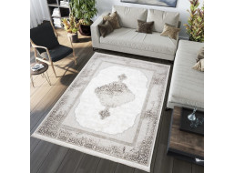 Kusový koberec SAHARA Classic - krémový/hnedý