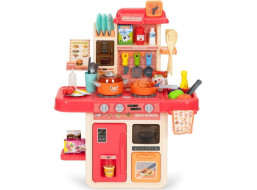 ECOTOYS Kuchynka so zvukmi a svetlami - ružová
