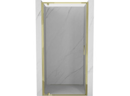 Sprchové dvere MEXEN EXO pivotové 95 cm - číre - zlaté - 8181-095-000-50-00