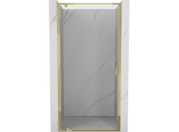 Sprchové dvere MEXEN EXO pivotové 65 cm - číre - zlaté - 8181-065-000-50-00