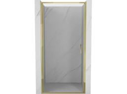 Sprchové dvere MEXEN EXO krídlové 85 cm - číre - zlaté - 817-085-000-50-00