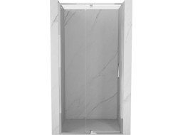 Sprchové dvere MEXEN EXO pivotové - dvojdielne - 125 cm - číre - chrómové - 819-125-000-01-00