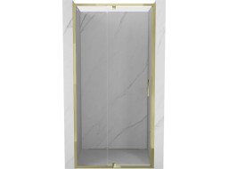 Sprchové dvere MEXEN EXO pivotové - dvojdielne - 100 cm - číre - zlaté - 819-100-000-50-00