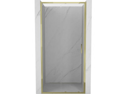 Sprchové dvere MEXEN EXO posuvné 90 cm - číre - zlaté - 8151-090-000-50-00