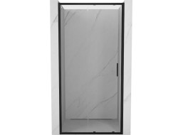 Sprchové dvere MEXEN EXO posuvné 110 cm - číre - čierne - 8151-110-000-70-00