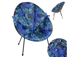 Vodeodolný podsedák do záhradného kresla ACAPULCO 91x72 cm - Blue Passion