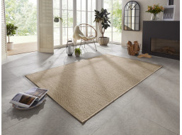 Kusový koberec Brave 103615 natural Brown z kolekcie Elle – na von aj na doma