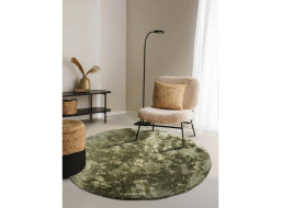 Kusový koberec Cosy 106109 Green kruh z kolekcie Elle
