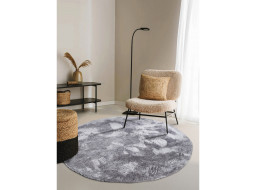 Kusový koberec Cosy 106110 Silver kruh z kolekcie Elle