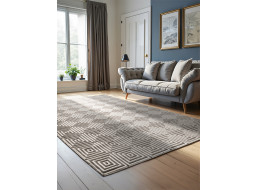 Kusový koberec Perles 106185 White Grey z kolekcie Elle
