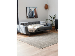 Kusový koberec Perles 106190 Cream Grey z kolekcie Elle