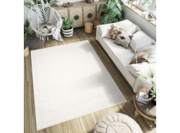 Kusový koberec HERA Noble - biely