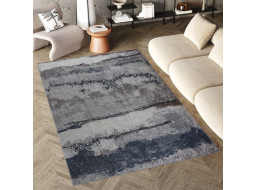 Kusový koberec RITZ Modern - šedý/modrý/hnedý
