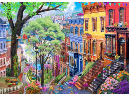 BLUEBIRD Puzzle Jarné mesto 500 dielikov