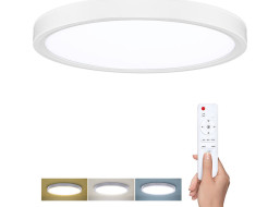 Solight LED osvetlenie s diaľkovým ovládačom Estela White, 60W, 4500lm, 50cm, zmena chromatickosti, stmievateľné