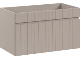 Kúpeľňová závesná skrinka pod umývadlo ICON - kašmír - 80 cm