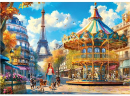 CHERRY PAZZI Puzzle Deň v Paríži 500 dielikov