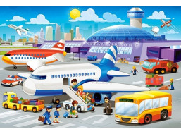 CASTORLAND Puzzle Na letisku MAXI 40 dielikov