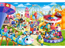 CASTORLAND Puzzle Zábavný park MAXI 40 dielikov