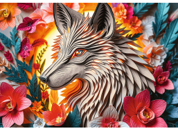 TREFL Puzzle Paper Art: Vlk 1000 dielikov