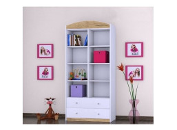 Detský úložný regál HAPPY bez motívu - TYP 10 - VYSOKÝ