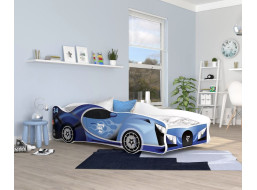 Detská posteľ auto LEWIS 160x80 cm - modrá (23)