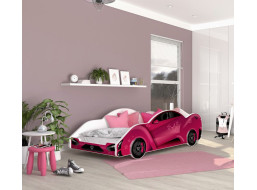 Detská posteľ auto MORGAN 180x90 cm - ružová (10)