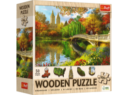 TREFL Drevené puzzle Central Park, New York 501 dielikov