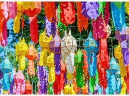 ALIPSON Puzzle Farebné lucerny 500 dielikov