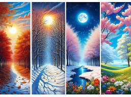 ART PUZZLE Puzzle Brány ročného obdobia 1000 dielikov