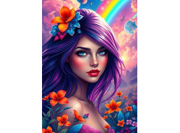 ALIPSON Puzzle Dúhová dievčina 500 dielikov