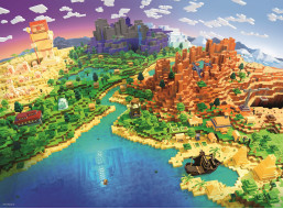 RAVENSBURGER Puzzle Minecraft 500 dielikov