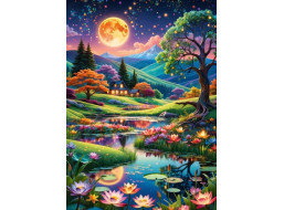 ALIPSON Puzzle Noc za splnu 500 dielikov