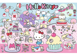 TREFL Puzzle Objavuj svet Hello Kitty 300 dielikov