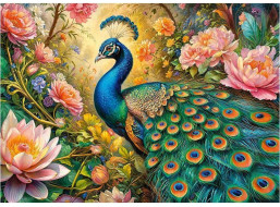 CHERRY PAZZI Puzzle Páv v raji 1000 dielikov