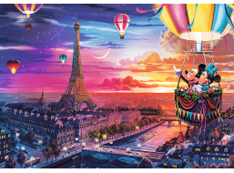 TREFL Puzzle Premium Plus Mickea a Minnie v Paríži 1000 dielikov