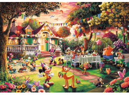 TREFL Puzzle Premium Plus Narodeninová oslava Mickey Mouse 1000 dielikov