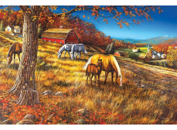 COBBLE HILL Puzzle Stretnutie na svahu 2000 dielikov