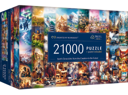 TREFL Puzzle UFT Kronika Krajina: Od stvorenia k budúcnosti 21000 dielikov