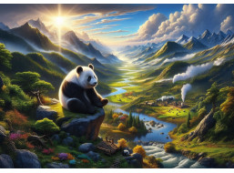 ART PUZZLE Puzzle Útočisko pre pandy 500 dielikov