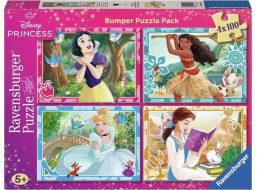 RAVENSBURGER Puzzle Disney princeznej 4x100 dielikov