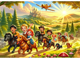 ART PUZZLE Puzzle Lesné dobrodružstvo 100 dielikov