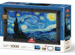 ART PUZZLE Puzzle s rámom a lepidlom 3v1 Hviezdna noc 1000 dielikov